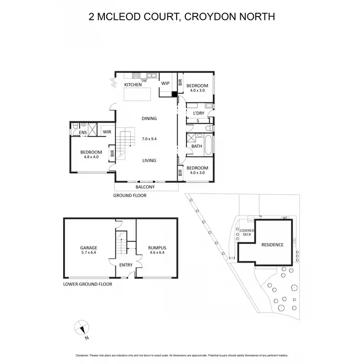 Floorplan of Homely house listing, 2 Mcleod Court, Croydon North VIC 3136