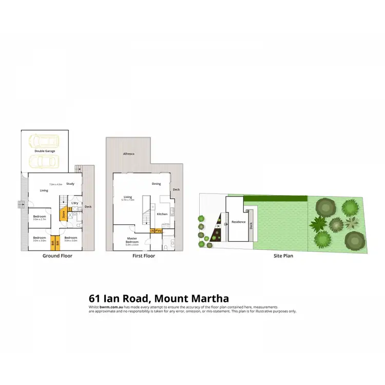 Floorplan of Homely house listing, 61 Ian Road, Mount Martha VIC 3934