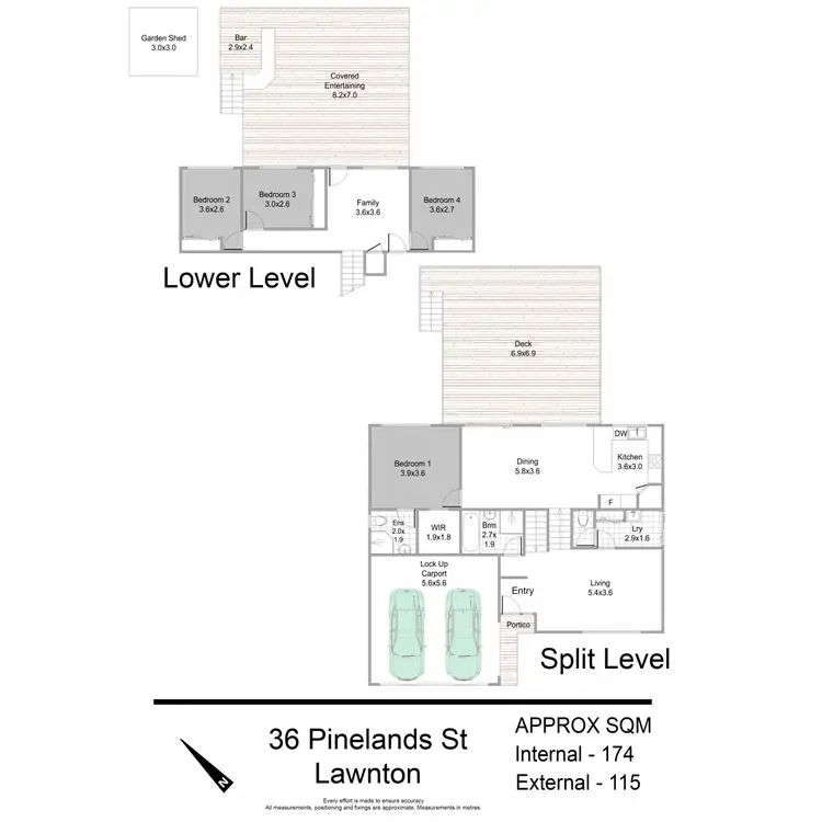 Floorplan of Homely house listing, 36 Pinelands Street, Lawnton QLD 4501