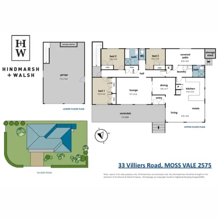 Floorplan of Homely house listing, 33 Villiers Road, Moss Vale NSW 2577