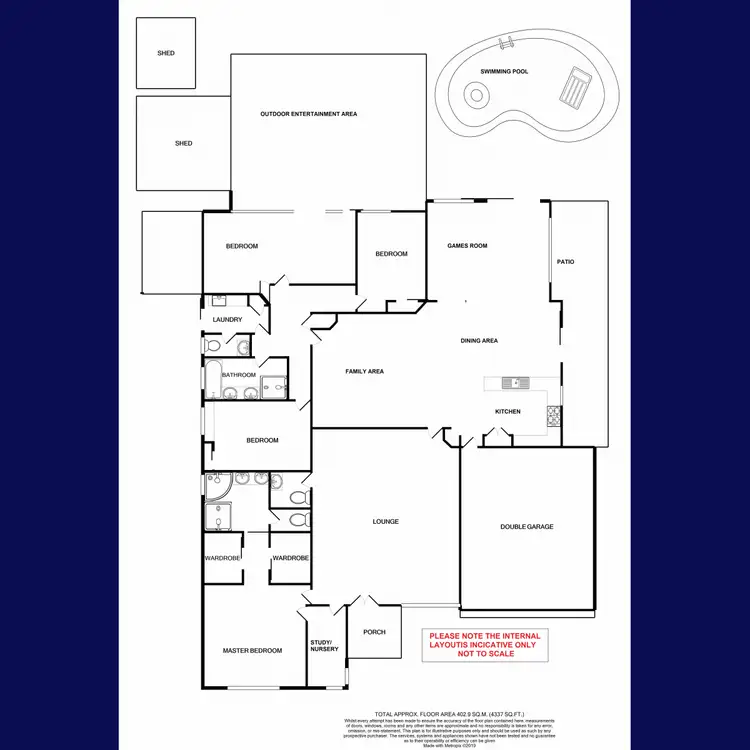 Floorplan of Homely house listing, 47 Liseron Way, Ferndale WA 6148