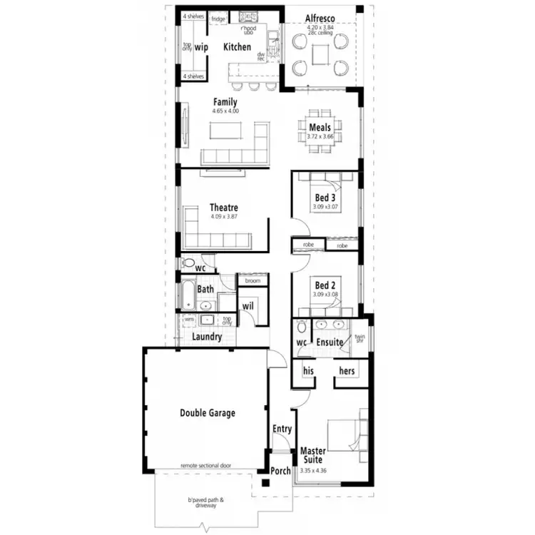 Floorplan of Homely house listing, 6 Chucklebud Street, Banksia Grove WA 6031