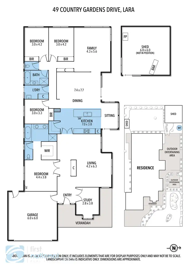 Floorplan of Homely house listing, 49 Country Gardens Drive, Lara VIC 3212