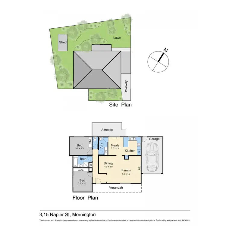 Floorplan of Homely unit listing, 3/15 Napier Street, Mornington VIC 3931