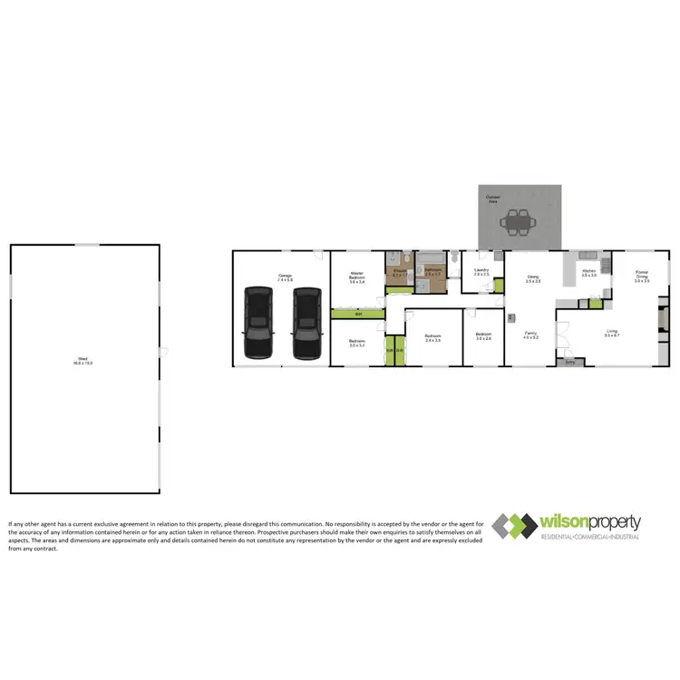 Floorplan of Homely rural property listing, 493 River Road, Glengarry VIC 3854