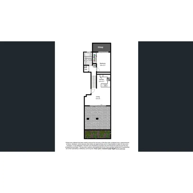 Floorplan of Homely apartment listing, 3/101 Bowen Street, Spring Hill QLD 4000