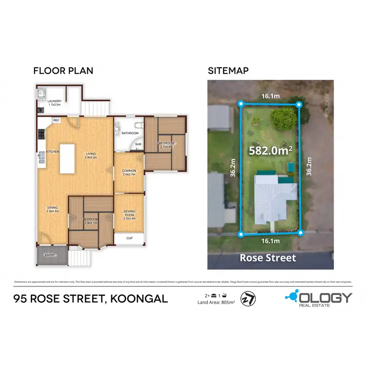 Floorplan of Homely house listing, 95 Rose Street, Koongal QLD 4701