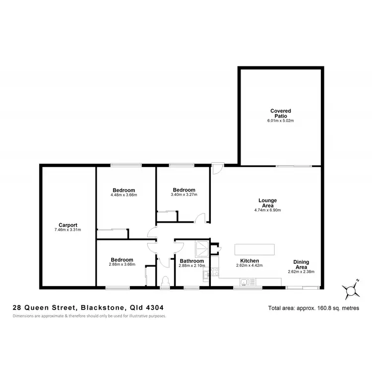 Floorplan of Homely house listing, 28 Queen Street, Blackstone QLD 4304