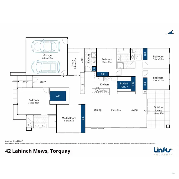 Floorplan of Homely house listing, 42 Lahinch Mews, Torquay VIC 3228