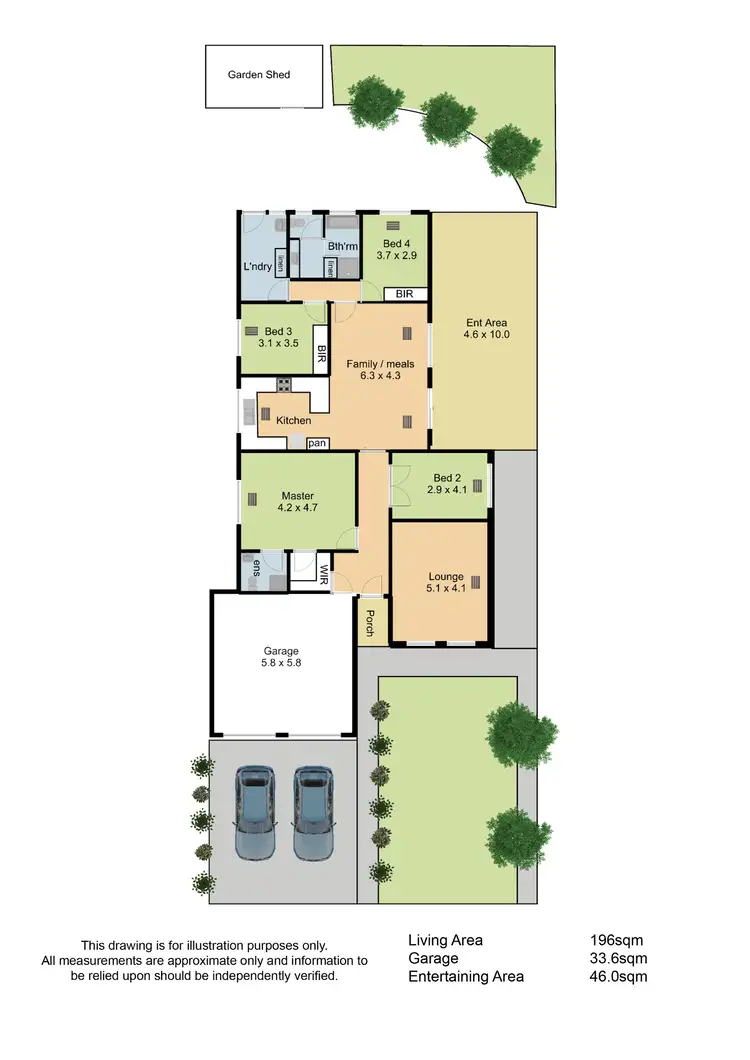 Floorplan of Homely house listing, 18 Mander Crescent, Craigmore SA 5114