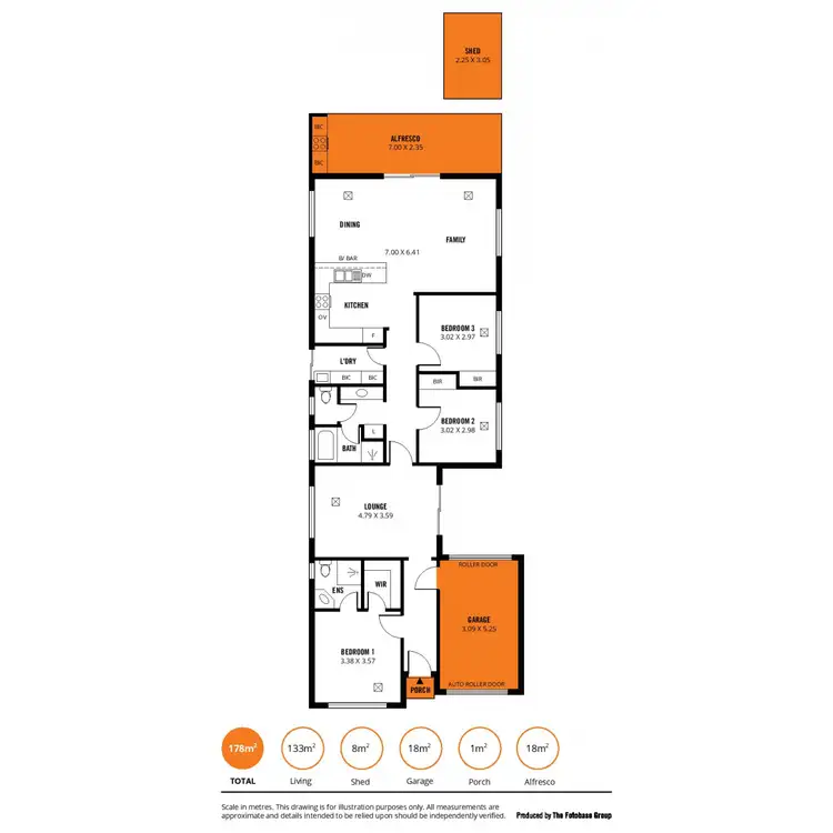 Floorplan of Homely house listing, 19 Gifford Avenue, St Agnes SA 5097