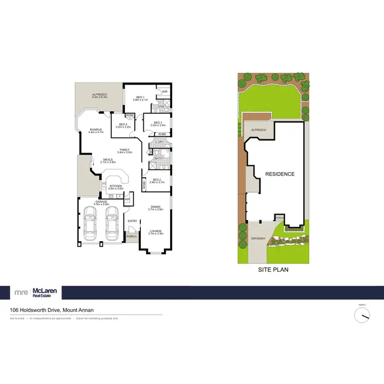 Floorplan of Homely house listing, 106 Holdsworth Drive, Mount Annan NSW 2567