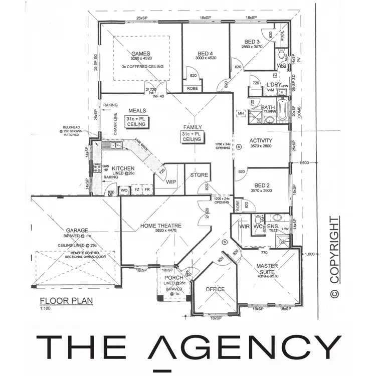 Floorplan of Homely house listing, 43 Colwyn Loop, Tapping WA 6065