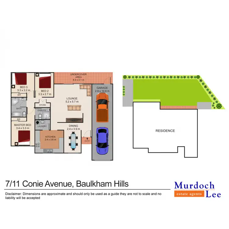 Floorplan of Homely villa listing, 7/11 Conie Avenue, Baulkham Hills NSW 2153
