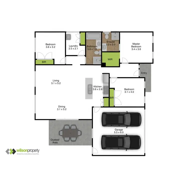 Floorplan of Homely house listing, 10 Carlow Court, Traralgon VIC 3844