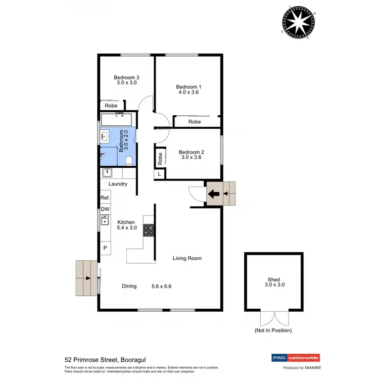 Floorplan of Homely house listing, 52 Primrose Street, Booragul NSW 2284