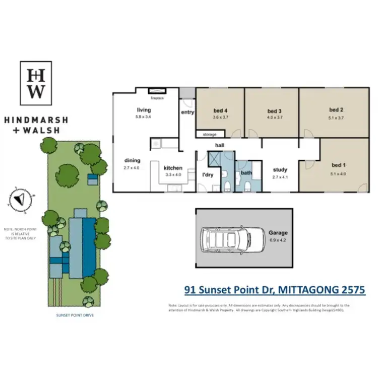 Floorplan of Homely house listing, 91 Sunset Point Drive, Mittagong NSW 2575