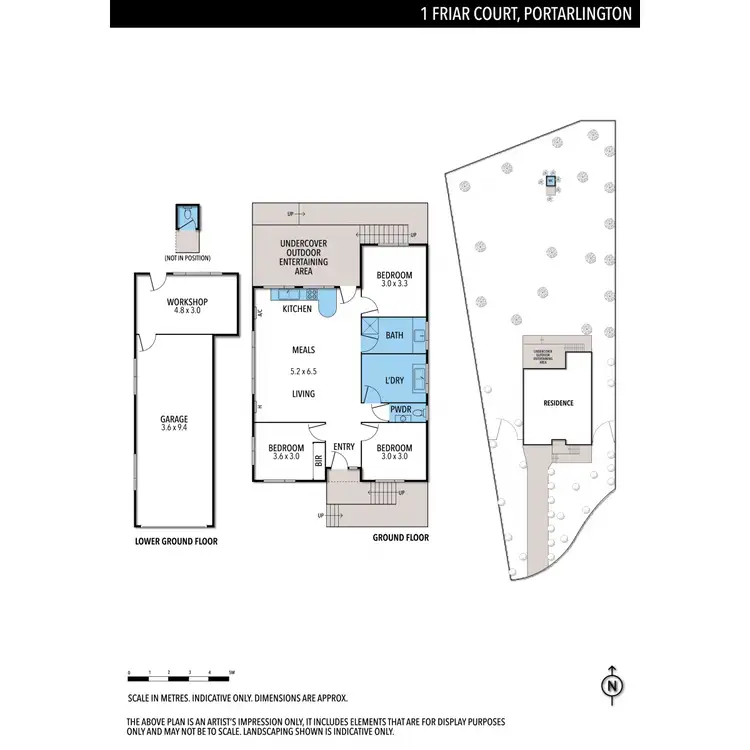 Floorplan of Homely house listing, 1 Friar Court, Portarlington VIC 3223