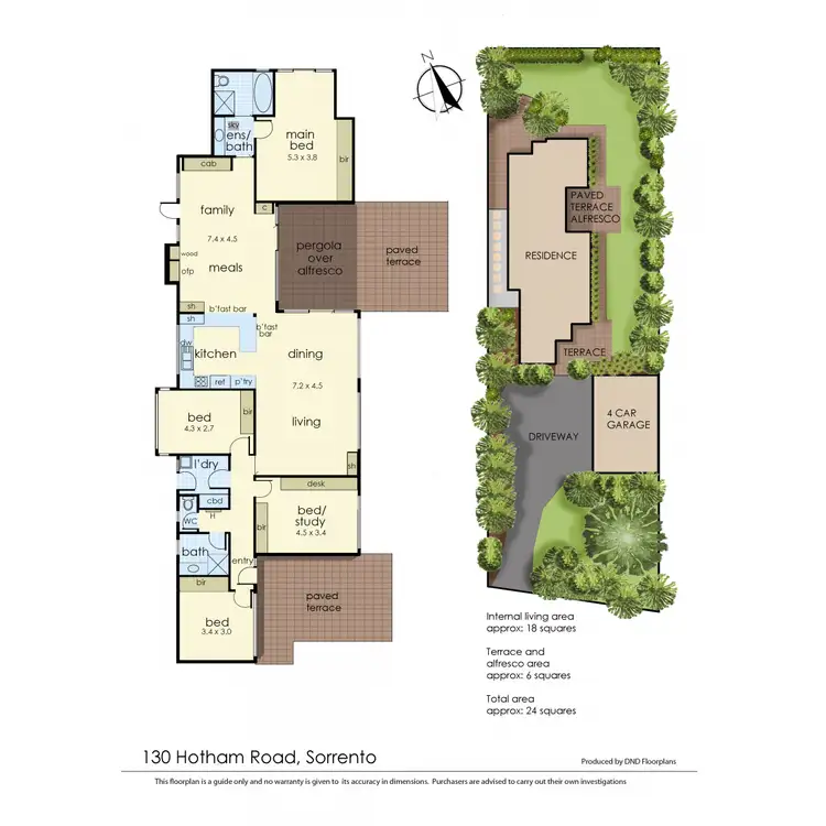 Floorplan of Homely house listing, 130 Hotham Road, Sorrento VIC 3943