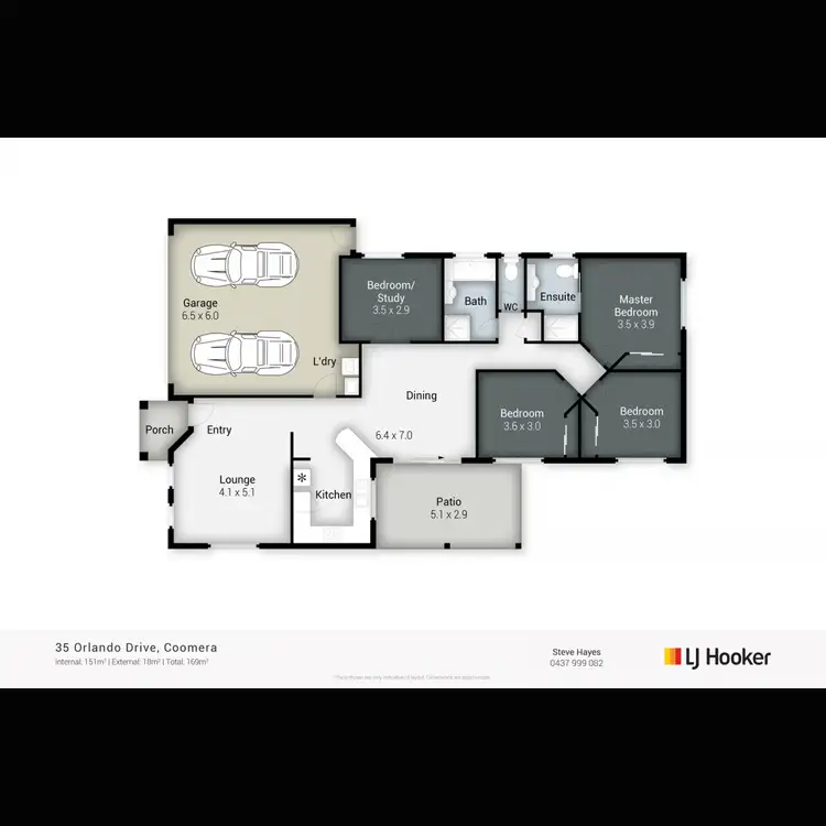 Floorplan of Homely house listing, 35 Orlando Drive, Coomera QLD 4209