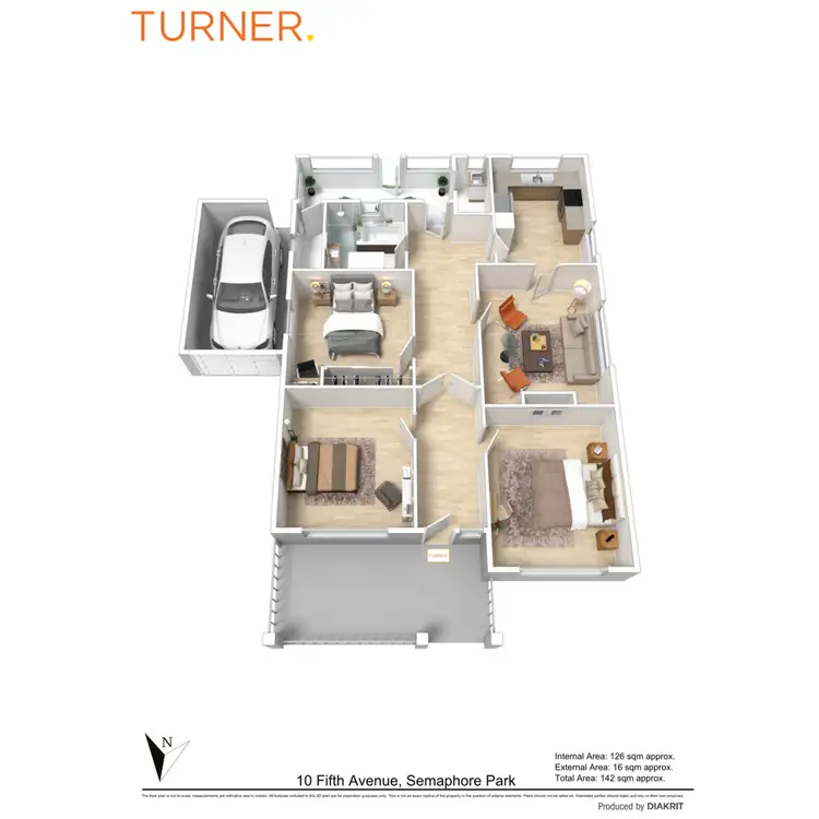 Floorplan of Homely house listing, 10 Fifth Avenue, Semaphore Park SA 5019