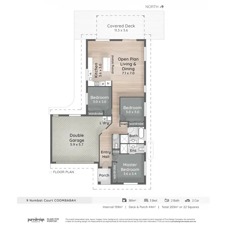 Floorplan of Homely house listing, 9 Numbat Court, Coombabah QLD 4216