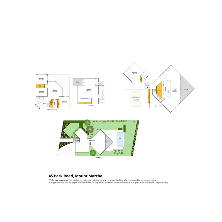 Floorplan of Homely house listing, 45 Park Road, Mount Martha VIC 3934