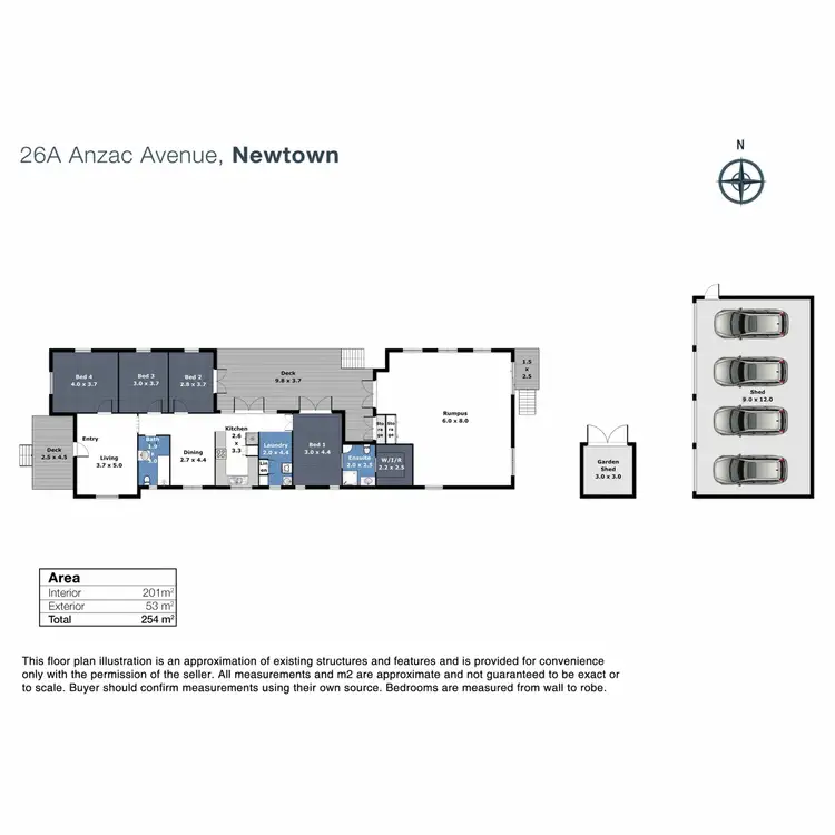 Floorplan of Homely house listing, 26A Anzac Avenue, Newtown QLD 4350