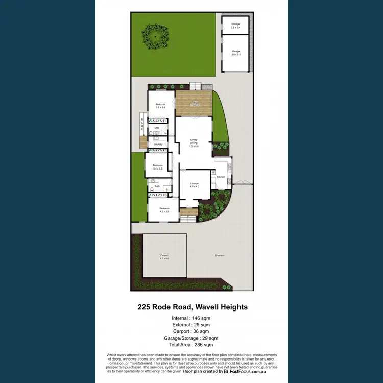 Floorplan of Homely house listing, 225 Rode Road, Wavell Heights QLD 4012