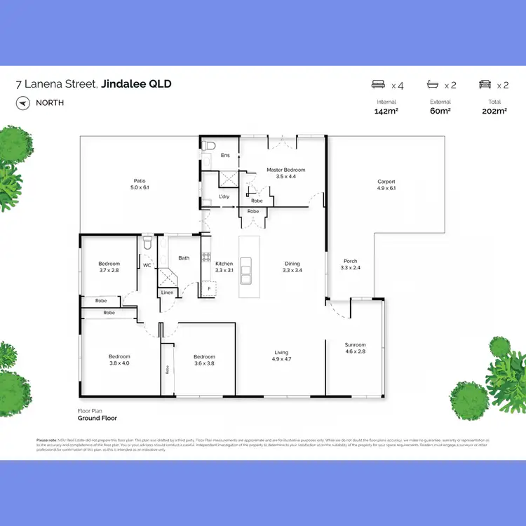 Floorplan of Homely house listing, 7 Lanena Street, Jindalee QLD 4074