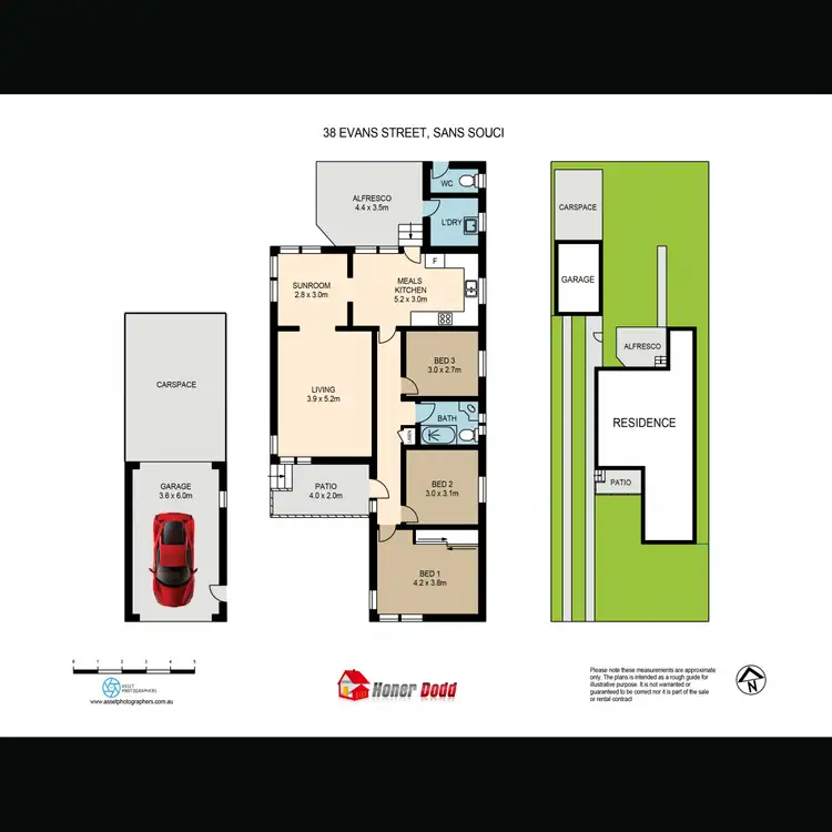 Floorplan of Homely house listing, 38 Evans Street, Sans Souci NSW 2219