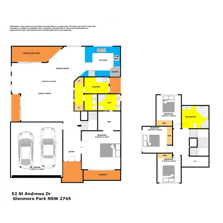 Floorplan of Homely house listing, 52 St Andrews Drive, Glenmore Park NSW 2745