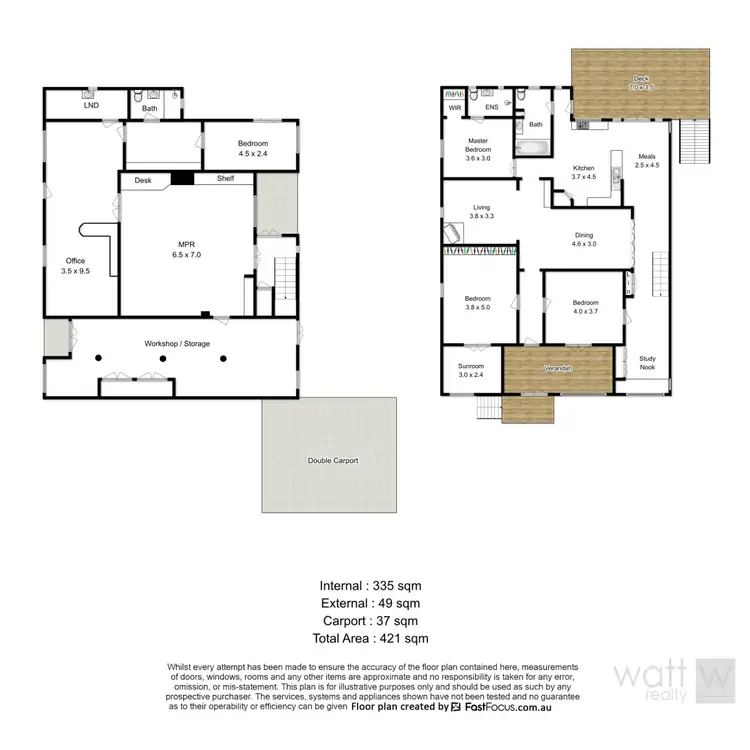Floorplan of Homely house listing, 27A Deagon Street, Sandgate QLD 4017