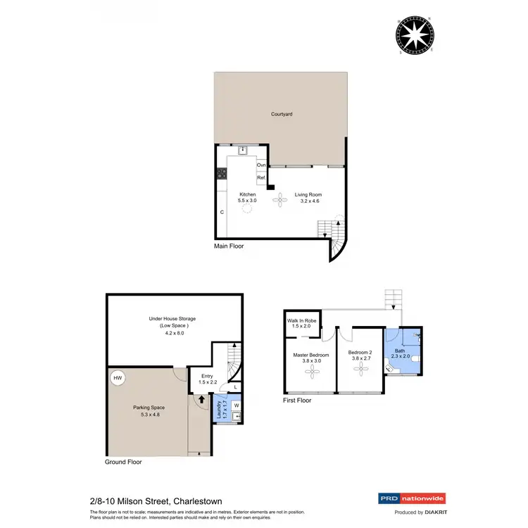 Floorplan of Homely unit listing, 2/8-10 Milson Street, Charlestown NSW 2290