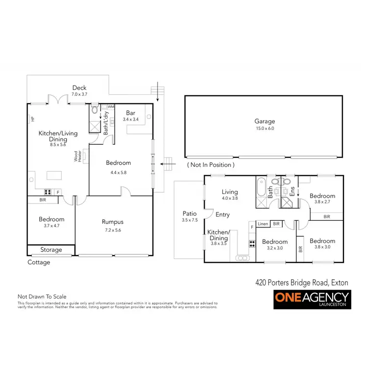 Floorplan of Homely rural property listing, 420 Porters Bridge Road, Exton TAS 7303
