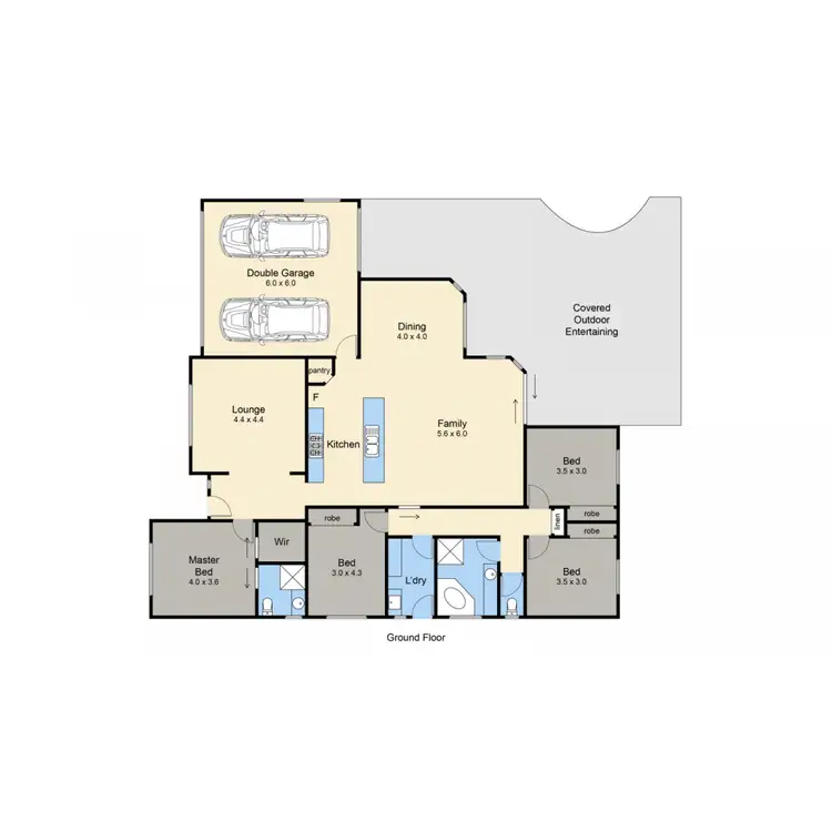 Floorplan of Homely house listing, 14 Moonlight Mews, Safety Beach VIC 3936