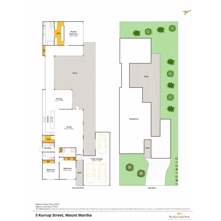 Floorplan of Homely house listing, 5 Kurrup Street, Mount Martha VIC 3934