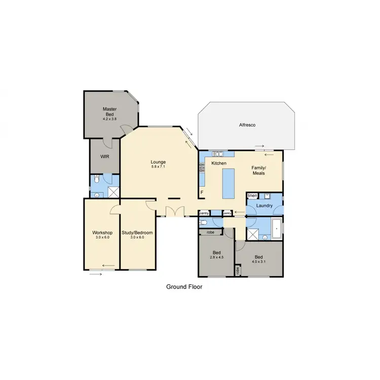 Floorplan of Homely house listing, 8 Mountain View Circle, Safety Beach VIC 3936