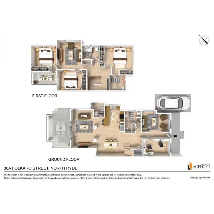 Floorplan of Homely house listing, 36A Folkard Street, North Ryde NSW 2113