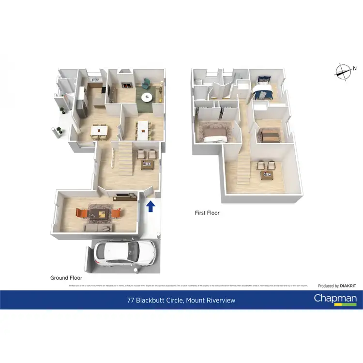 Floorplan of Homely house listing, 77 Blackbutt Circle, Mount Riverview NSW 2774