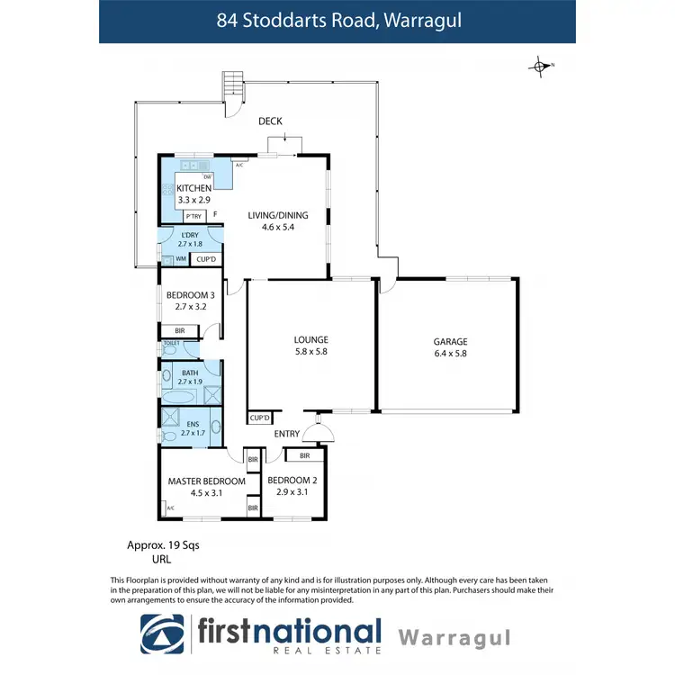 Floorplan of Homely house listing, 84 Stoddarts Road, Warragul VIC 3820