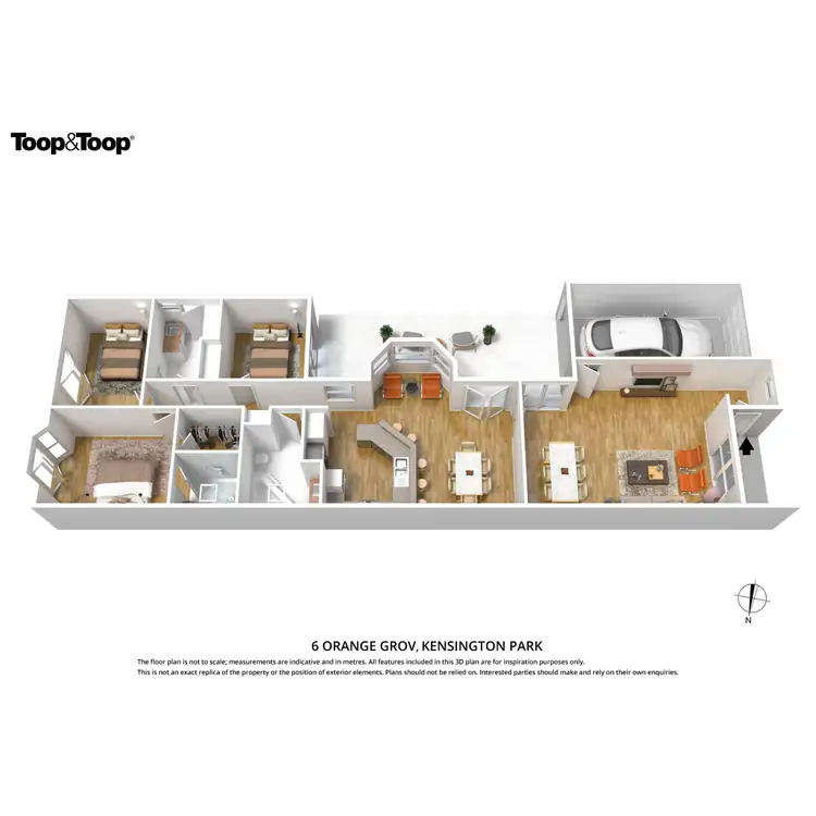 Floorplan of Homely house listing, 6 Orange Grove, Kensington Park SA 5068