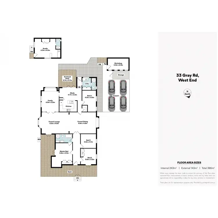 Floorplan of Homely house listing, 33 Gray Road, West End QLD 4101