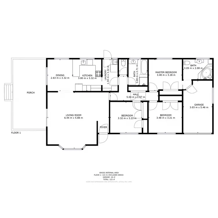Floorplan of Homely house listing, 2 Kirabati Road, Midway Point TAS 7171