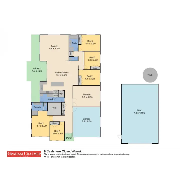 Floorplan of Homely house listing, 9 Cashmere Close, Wurruk VIC 3850