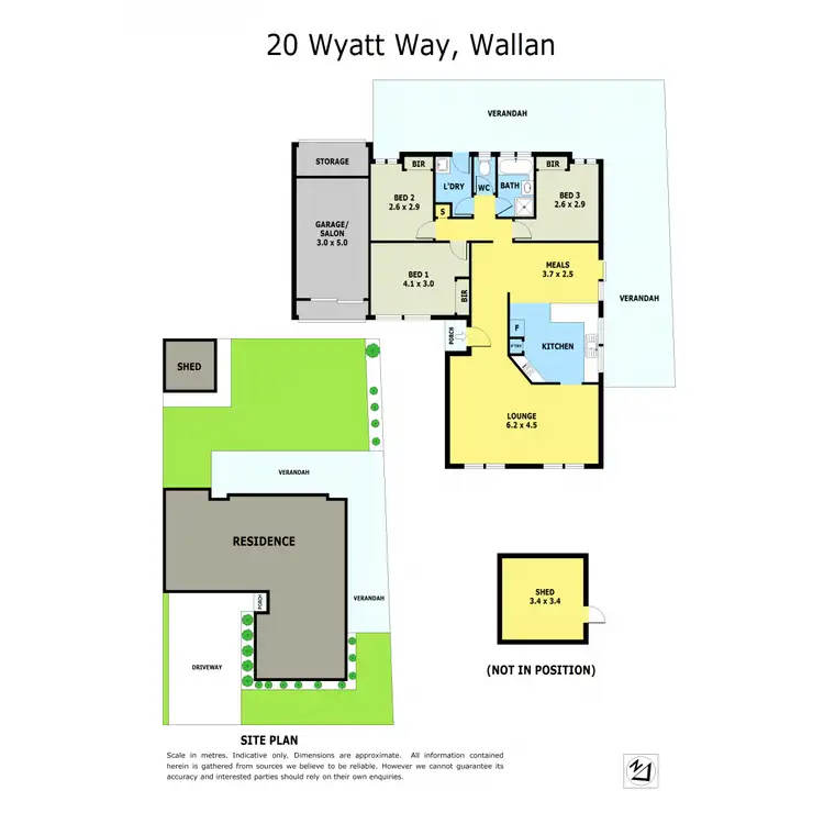 Floorplan of Homely house listing, 20 Wyatt Way, Wallan VIC 3756
