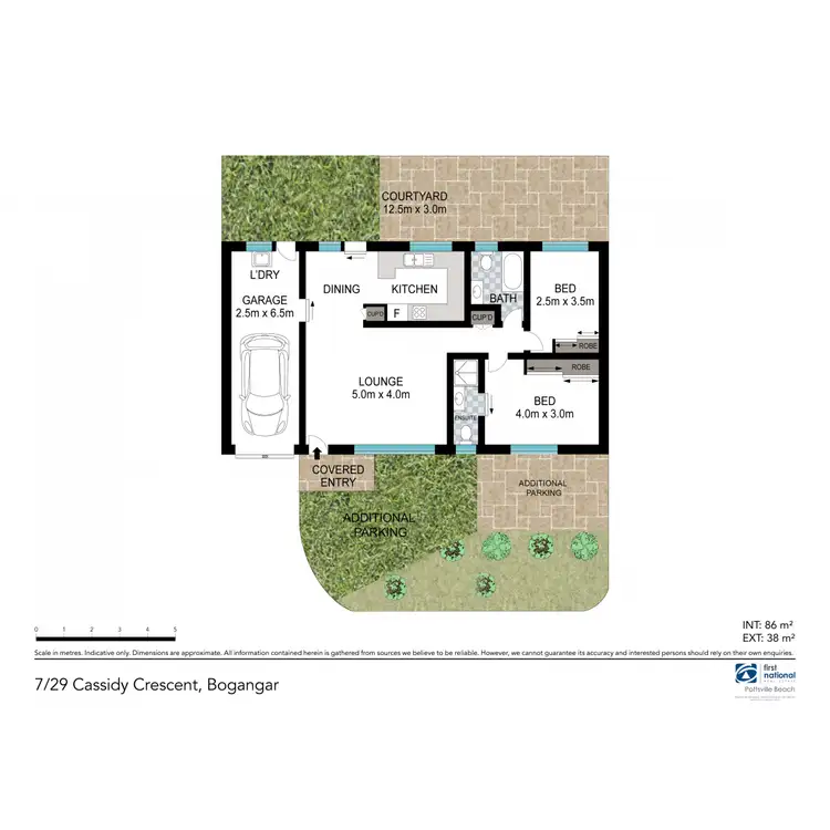 Floorplan of Homely villa listing, 7/29 Cassidy Crescent, Bogangar NSW 2488