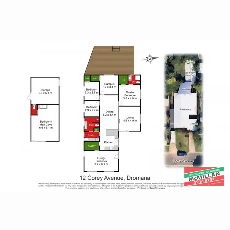 Floorplan of Homely house listing, 12 Corey Avenue, Dromana VIC 3936
