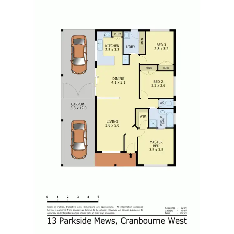 Floorplan of Homely house listing, 13 Parkside Mews, Cranbourne West VIC 3977