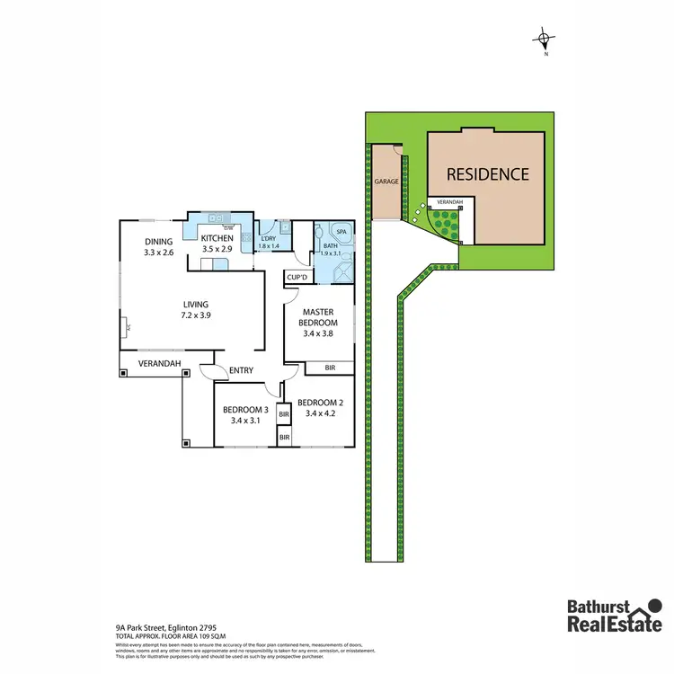 Floorplan of Homely house listing, 9A Park Street, Eglinton NSW 2795